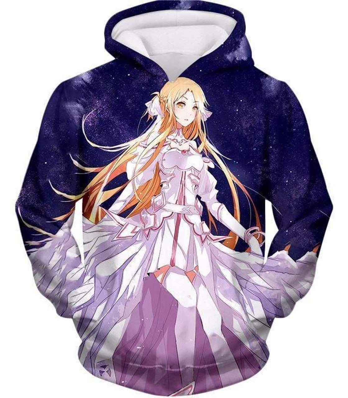 HickVibes Sword Art Online Anime Blonde Yuuki Asuna Cool Promo - Sao Merch A3457 3D Pullover Printed Over Unisex Hoodies