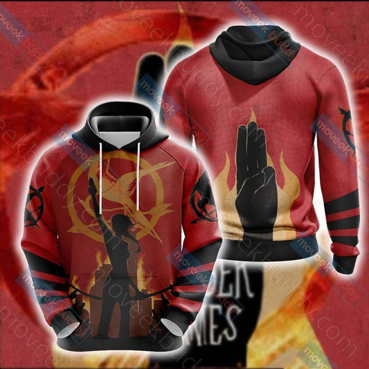 HickVibes The Hunger Games New Look A890 3D Pullover Printed Over Unisex Hoodies