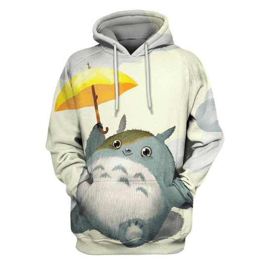 HickVibes Totoro B232 3D Pullover Printed Over Unisex Hoodies