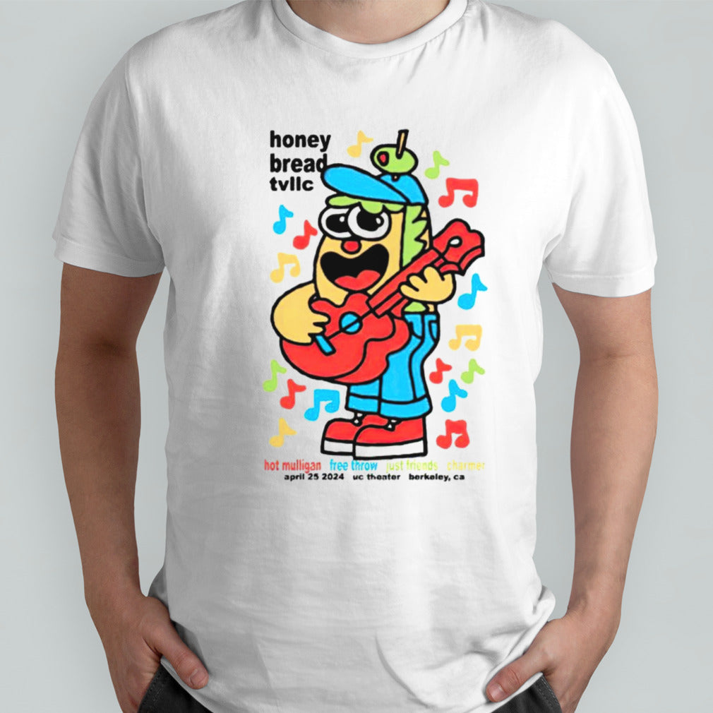Honey bread tvllc hot mulligan free throw just friends charmer shirts