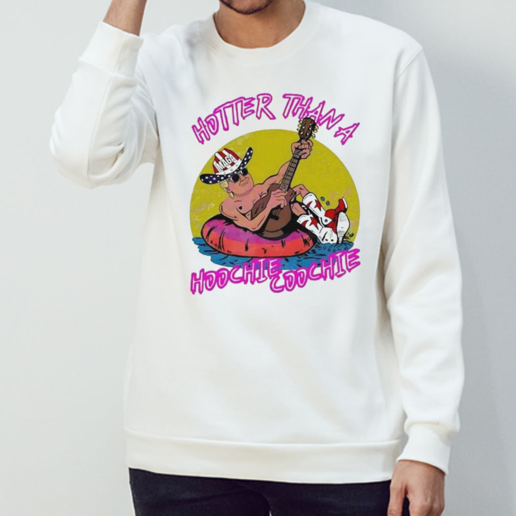 Hotter Than A Hoochie Coochie Maga Donald Trump T-shirt
