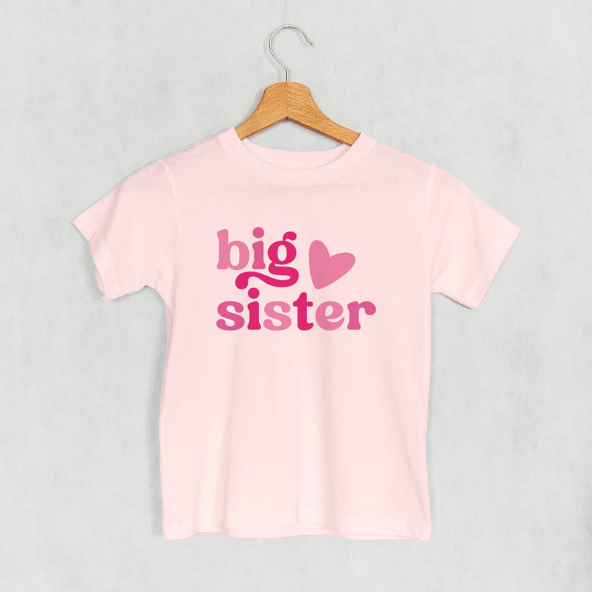 Big Sister Pink Heart (Kids)