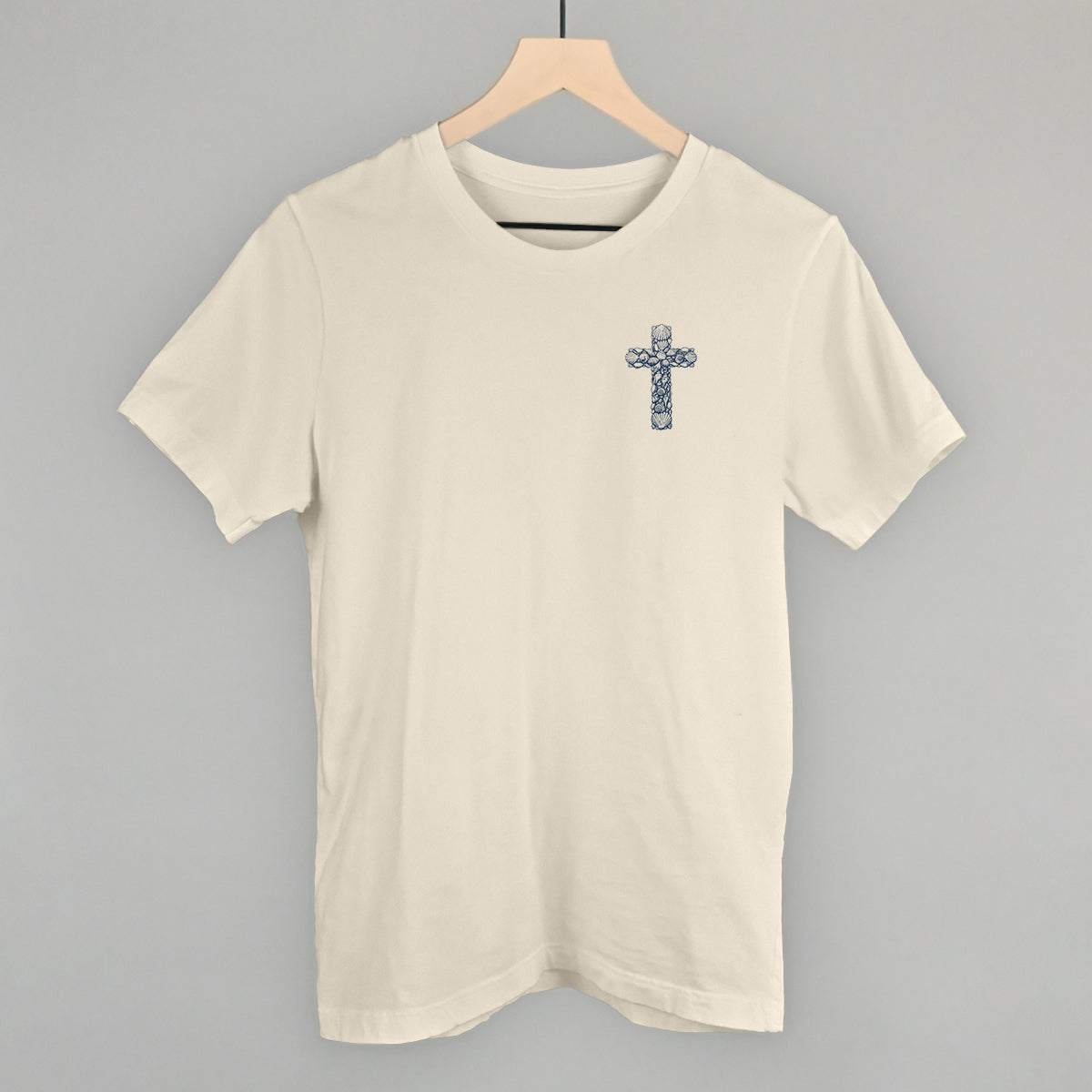 Seashell Cross (Left Chest)