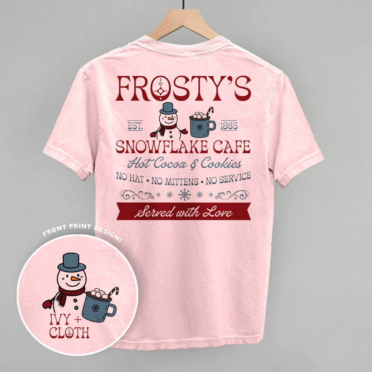 Frosty's Snowflake Cafe (Back Print))
