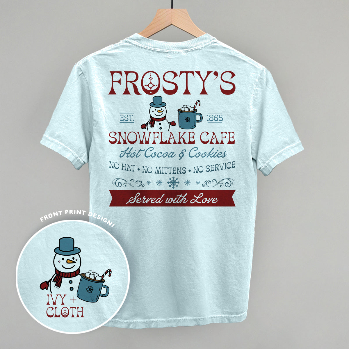 Frosty's Snowflake Cafe (Back Print))