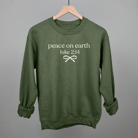 Peace On Earth (Serif + Bow)