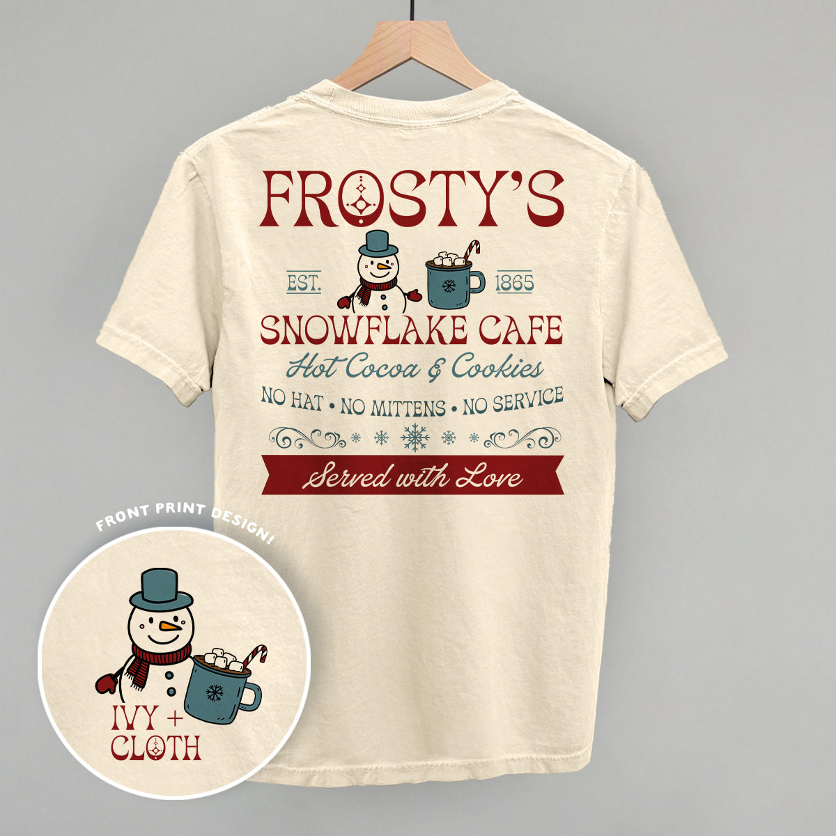 Frosty's Snowflake Cafe (Back Print))