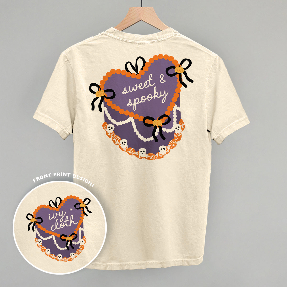 Sweet & Spooky Vintage Cake (Back Print)