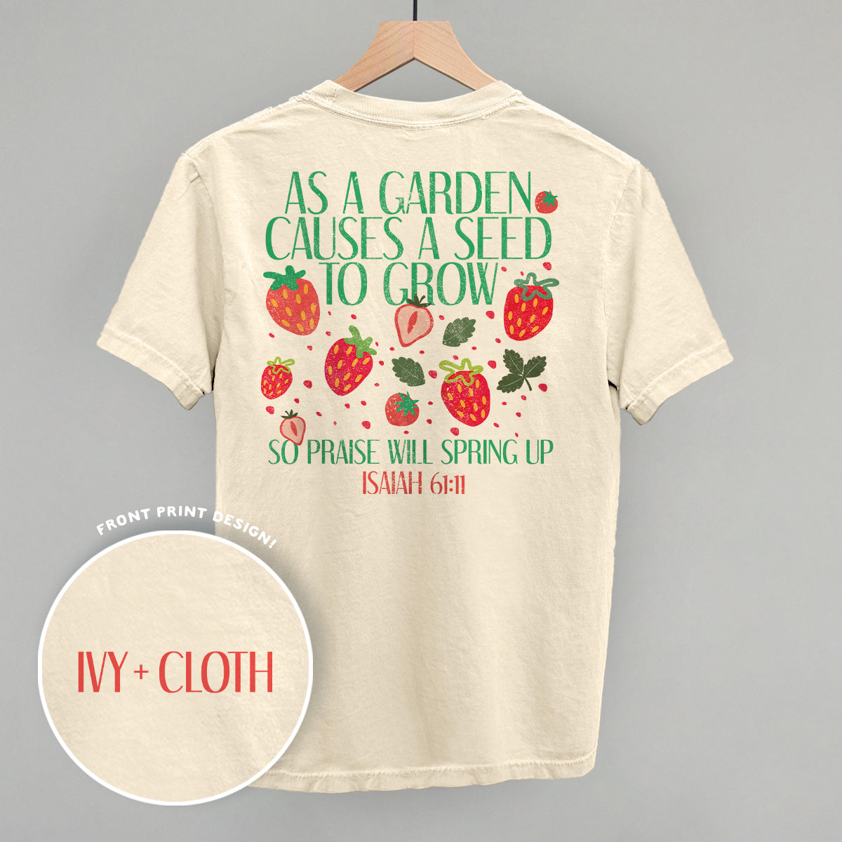 So Praise Will Spring Up (Back Print)