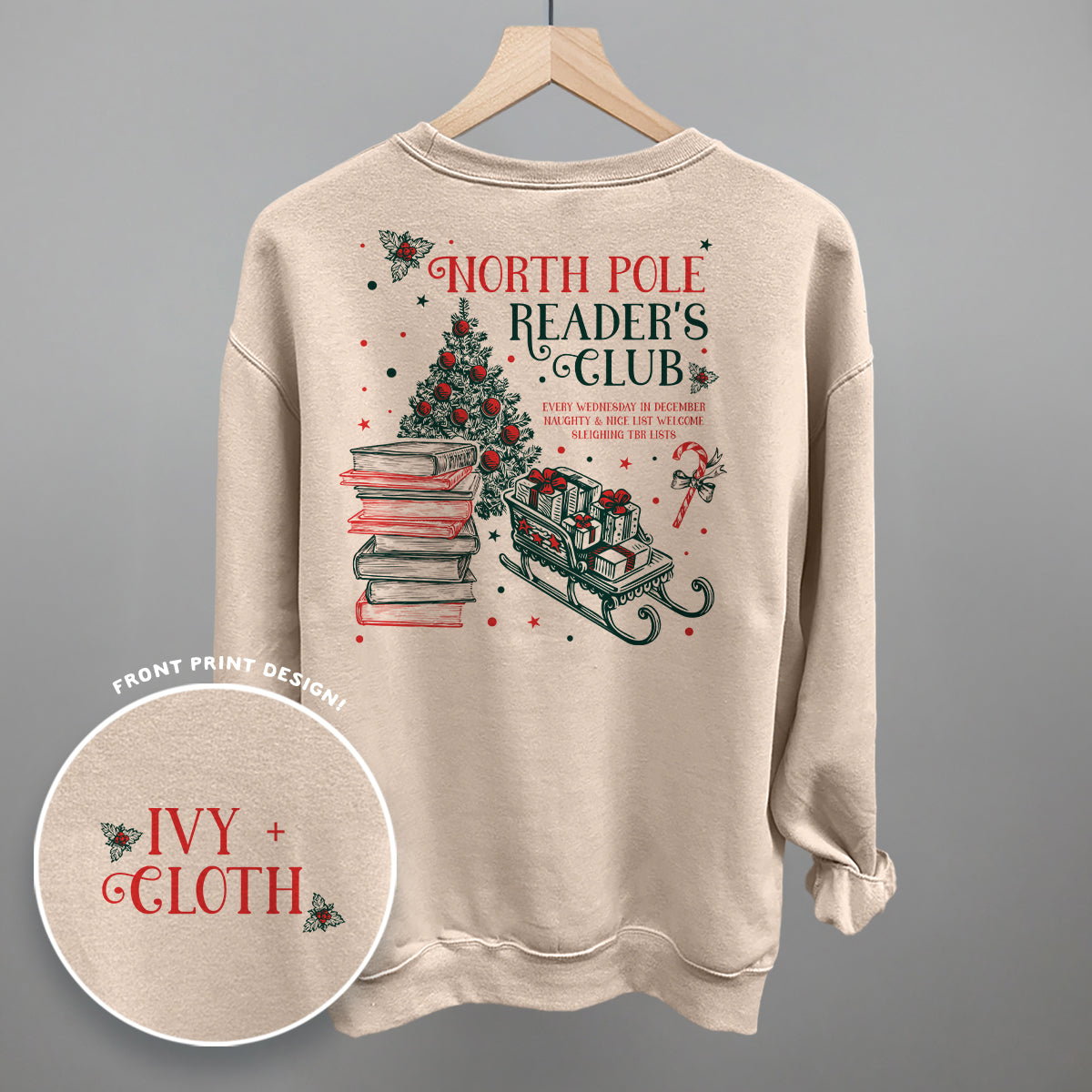 North Pole Reader's Club (Back Print)