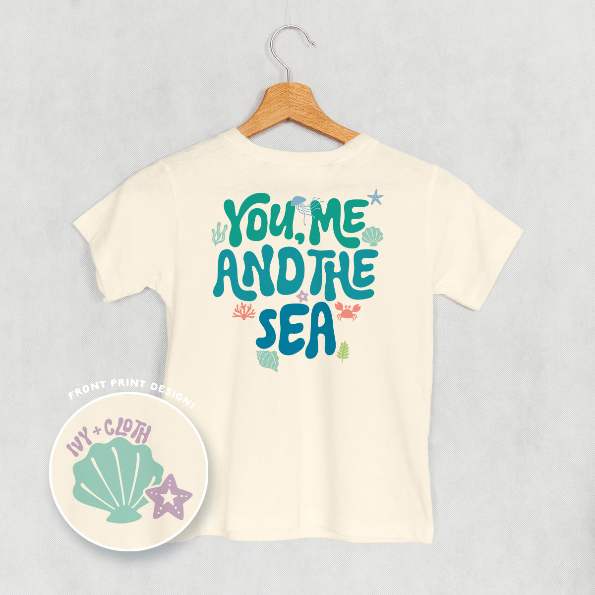 You, Me And The Sea (Kids Back Print)