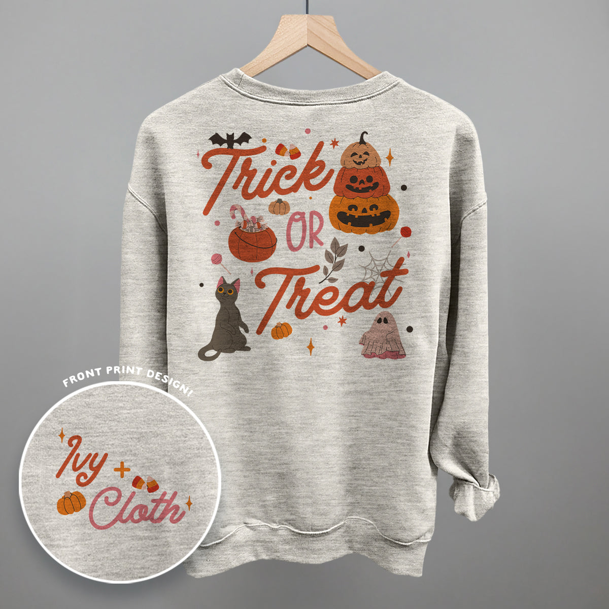 Trick Or Treat Doodles (Back Print)