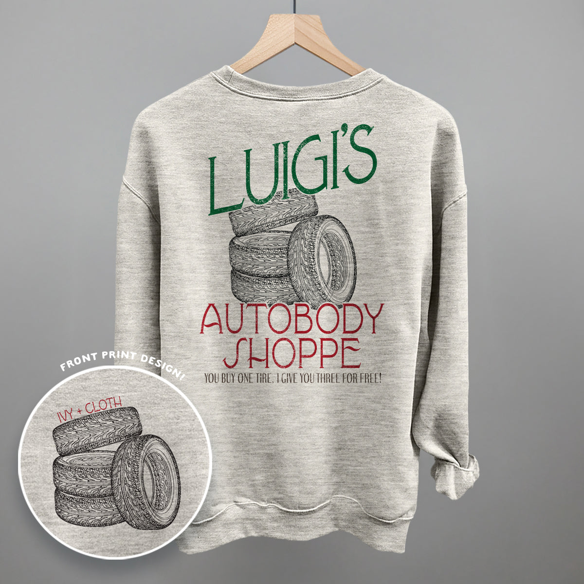 Luigi's Autobody Shoppe (Back Print)