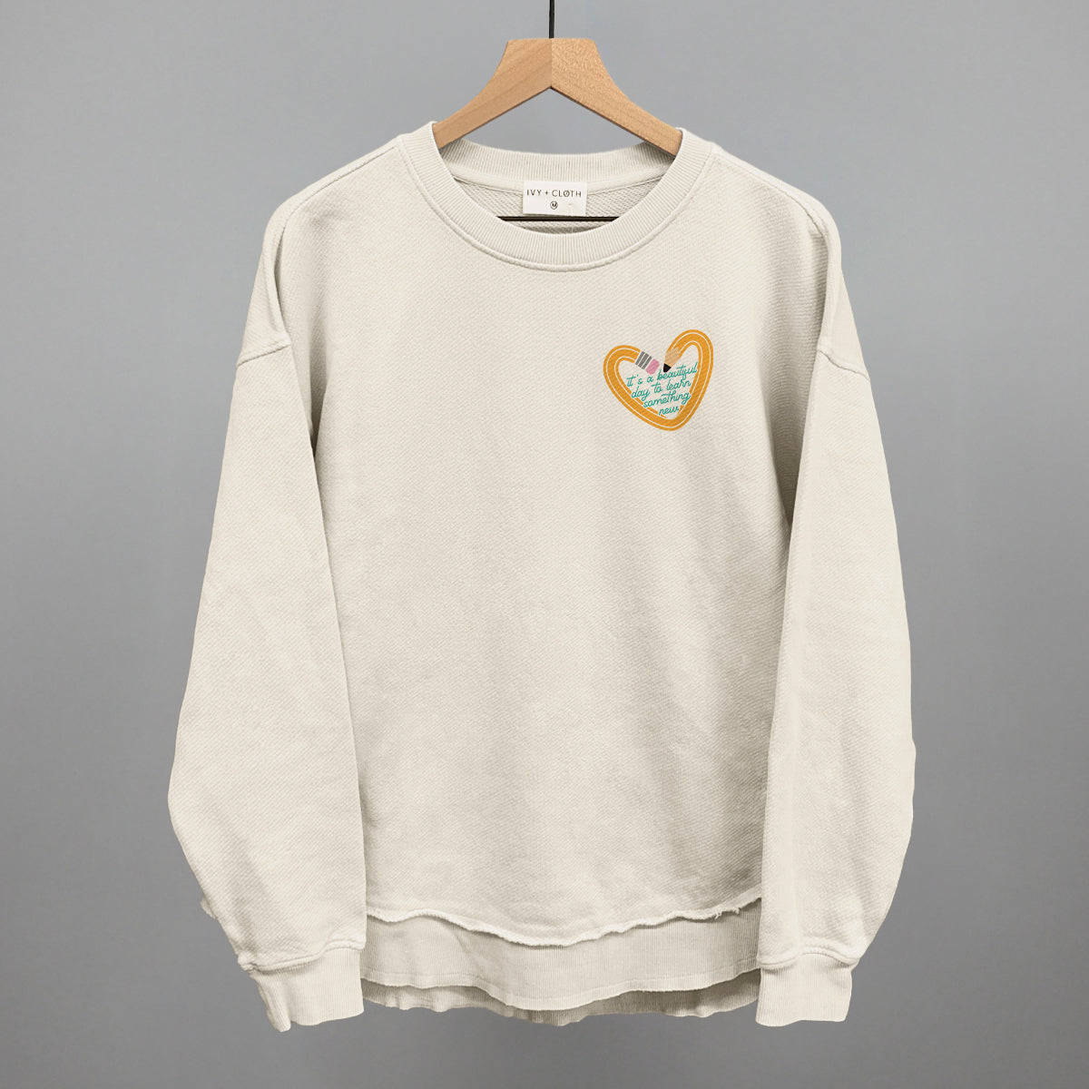 It's A Beautiful Day To Learn Something New (Left Chest)