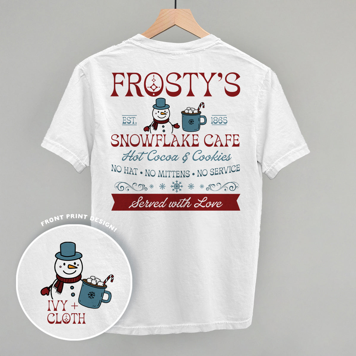 Frosty's Snowflake Cafe (Back Print))