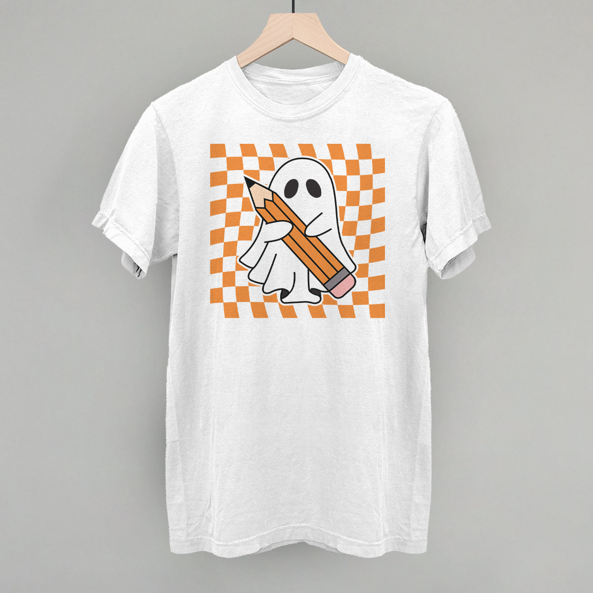 Pencil Ghost Trippy Checkerboard