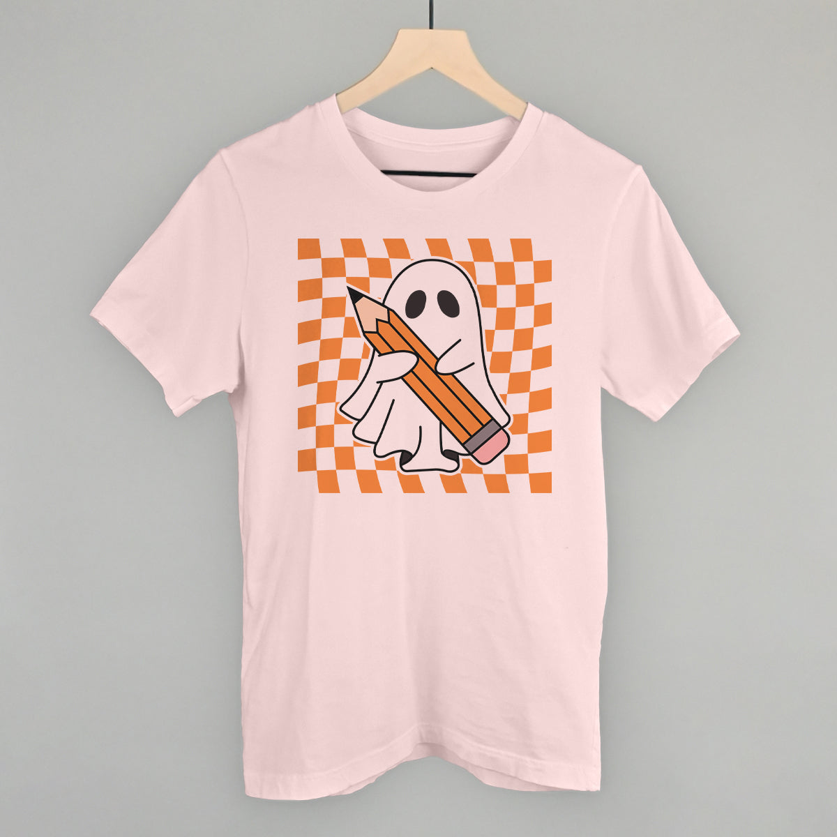 Pencil Ghost Trippy Checkerboard