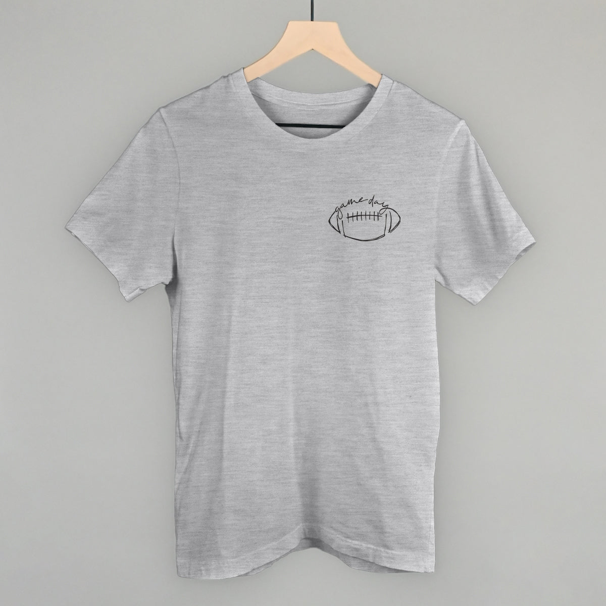 Game Day In Football Scribble (Left Chest)