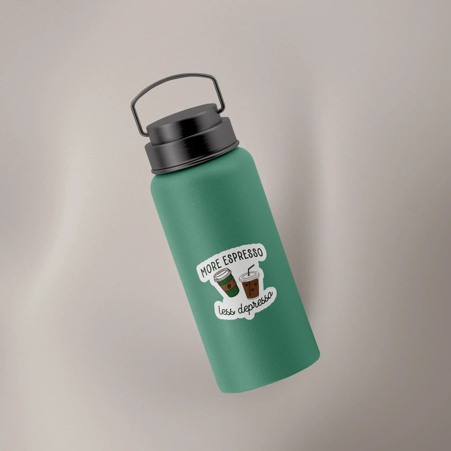 More Espresso Less Depresso Decal