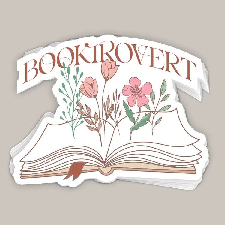 Booktrovert Decal