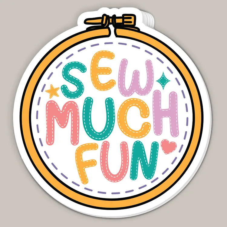 Sew Much Fun (Decal)