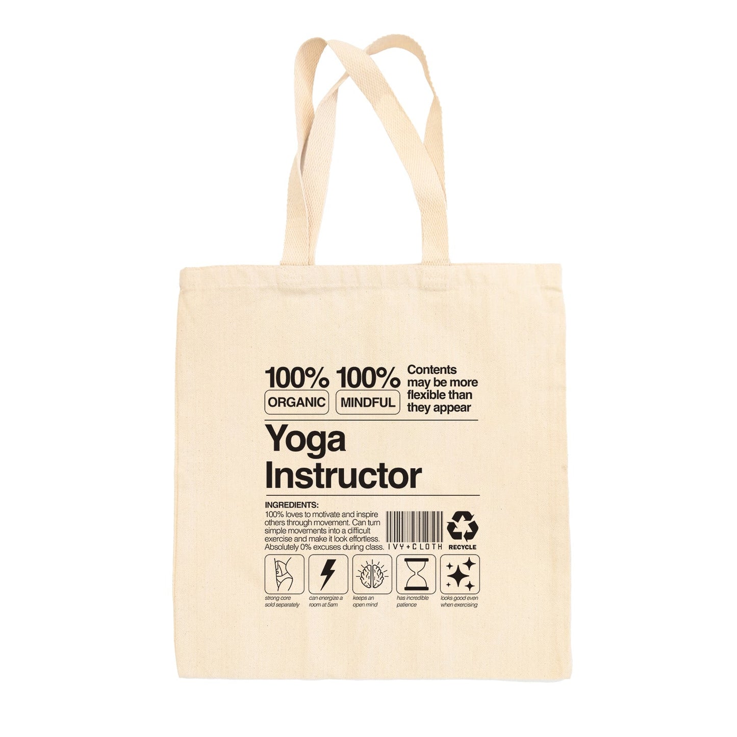 Yoga Instructor Tote Bag