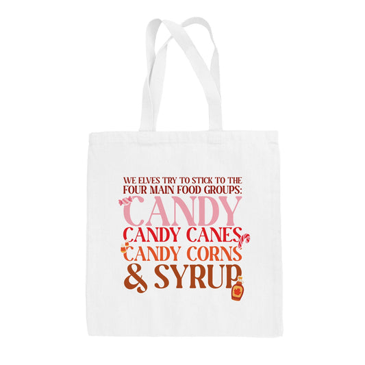 Four Main Food Groups (Elf) Tote Bag