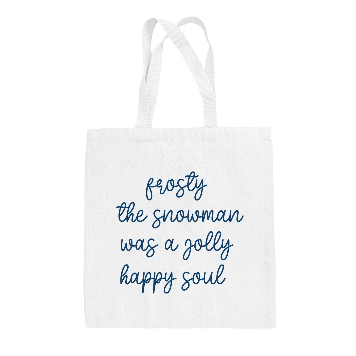 Frosty The Snowman Lyrics Tote Bag