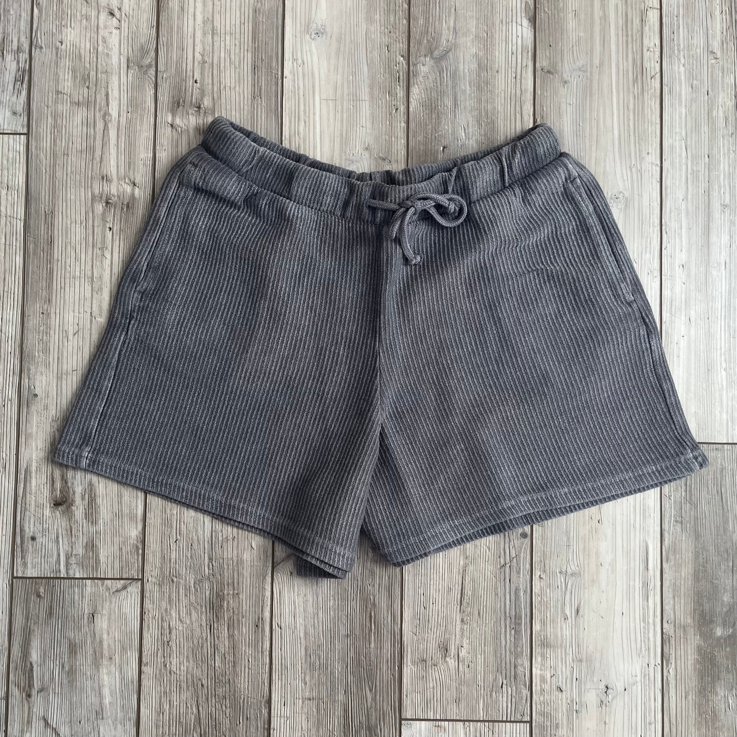 Smoke Corded Shorts