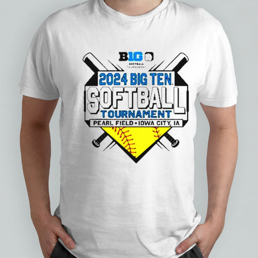 Iowa Hawkeyes 2024 B1G Softball Tournament shirts