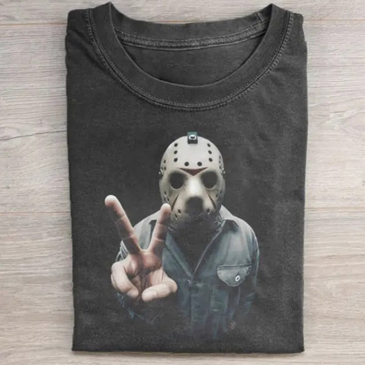 JASON VOORHEES HI TEE, Horror Movie Shirt, Horror Character, Funny Halloween Shirt, Unisex T-Shirt, Gift For Men Women