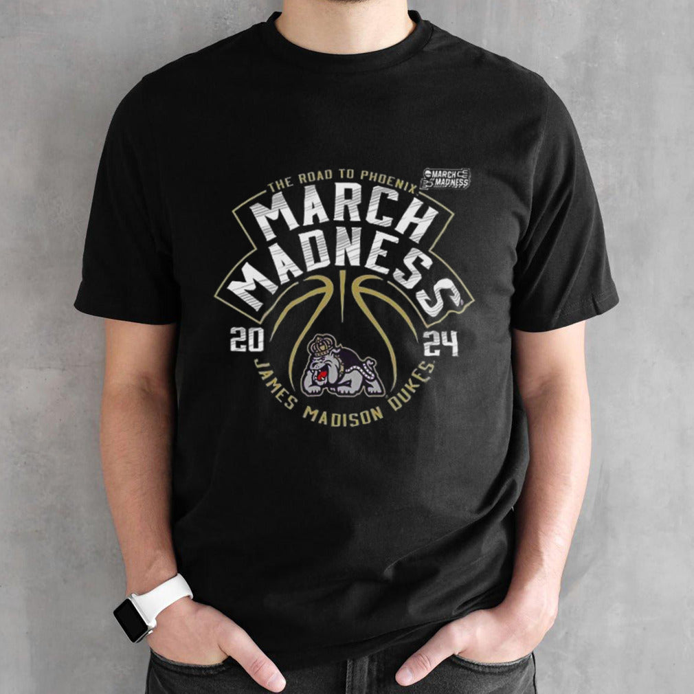 James Madison University Mensâ€™s Basketball 2024 NCAA March Madness Tournament Bound Shirts
