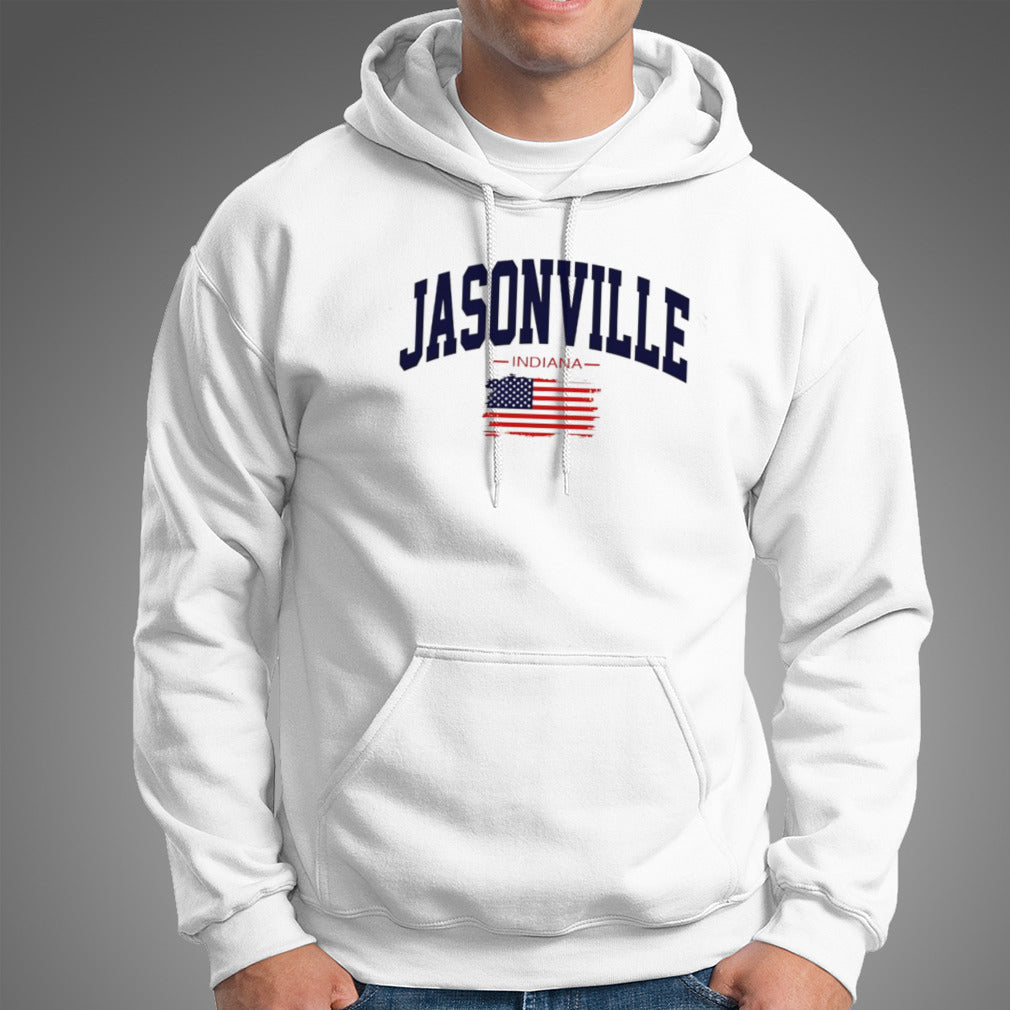 Jasonville Indiana USA flag shirt