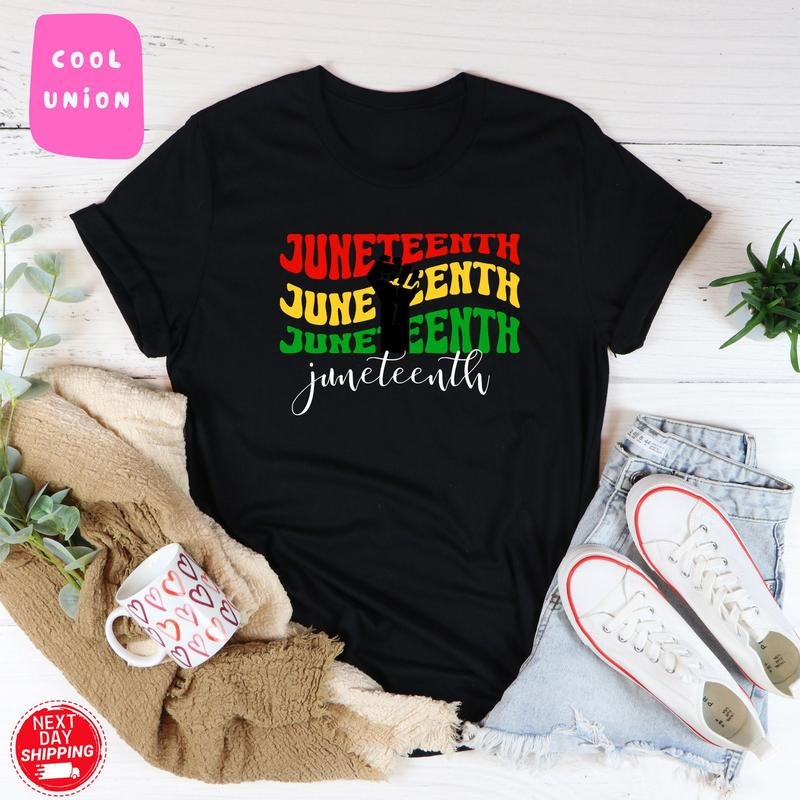 Juneteenth T-Shirt - African American Celebration , Black History Shirt, 1865 Juneteenth T-Shirt