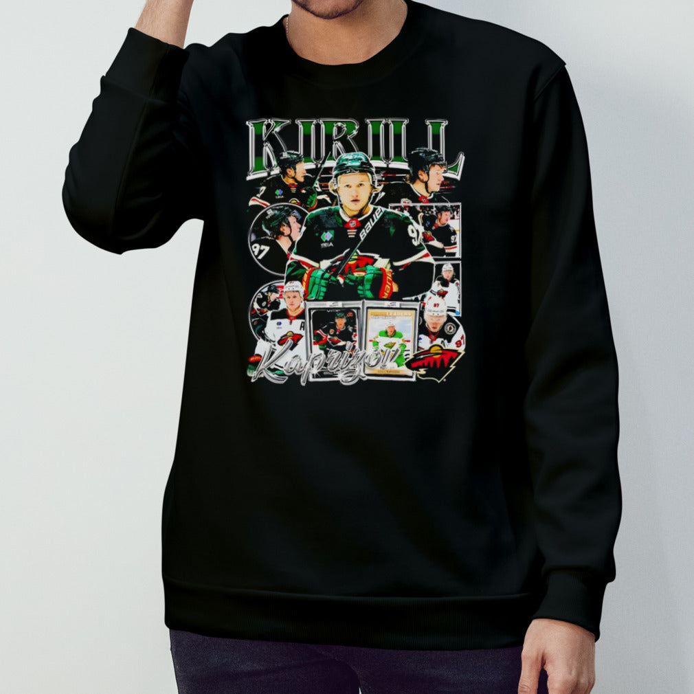 Kirill Kaprizov Wild Hockey Player Vintage Style Retro Shirt