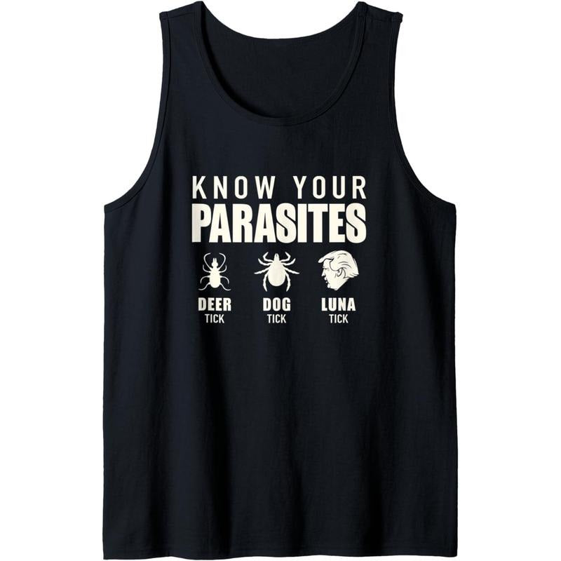 Know Your Parasites Anti-Trump Political Tank Top Made in USA