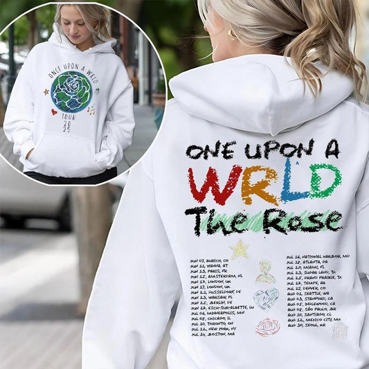 Kpop Concert Tour Tshirt, Retro The Roose Road Map 2 Sided Shirt, Fan Merch, Unisex Sweater Pullover Tee