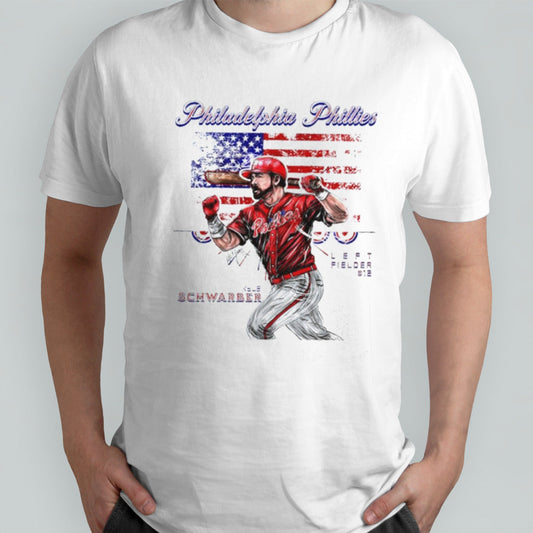 Kyle Schwarber Philadelphia Phillies USA Independence day shirt