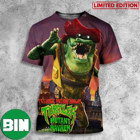 Leatherhead Teenage Mutant Ninja Turtles Mutant Mayhem TMNT Movie T-Shirts