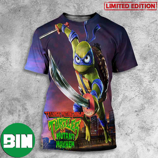 Leo Teenage Mutant Ninja Turtles Mutant Mayhem TMNT Movie T-Shirts