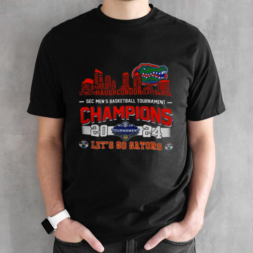 Letâ€™s Go Gators Sec Basketball Tournament Champions 2024 T-shirt