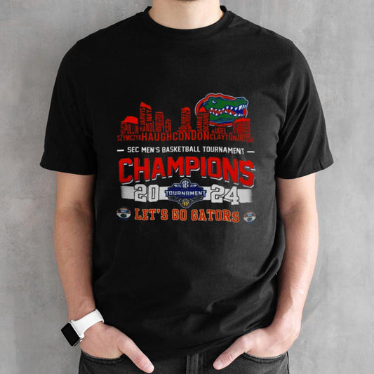 Letâ€™s Go Gators Sec Basketball Tournament Champions 2024 T-shirt