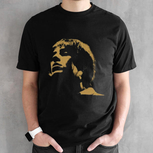 Liam Gallagher Lgdm30 Gold Photo Black Shirt