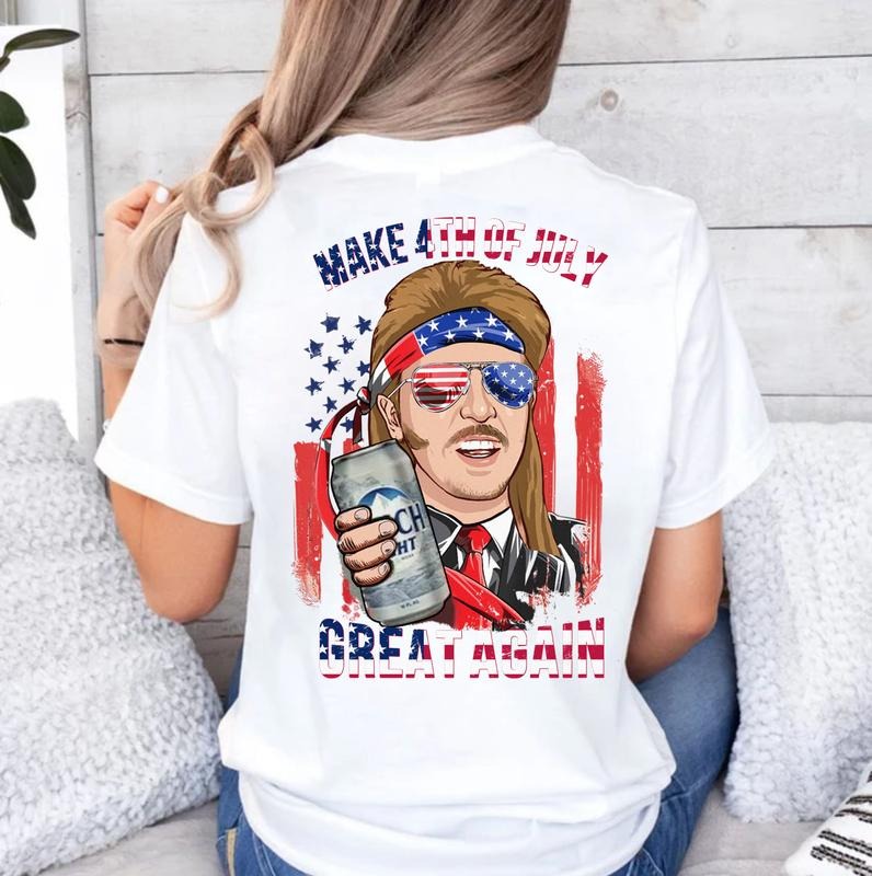 Light Make 4th of July Great Again shirt, Sweatshirt, Hoodie