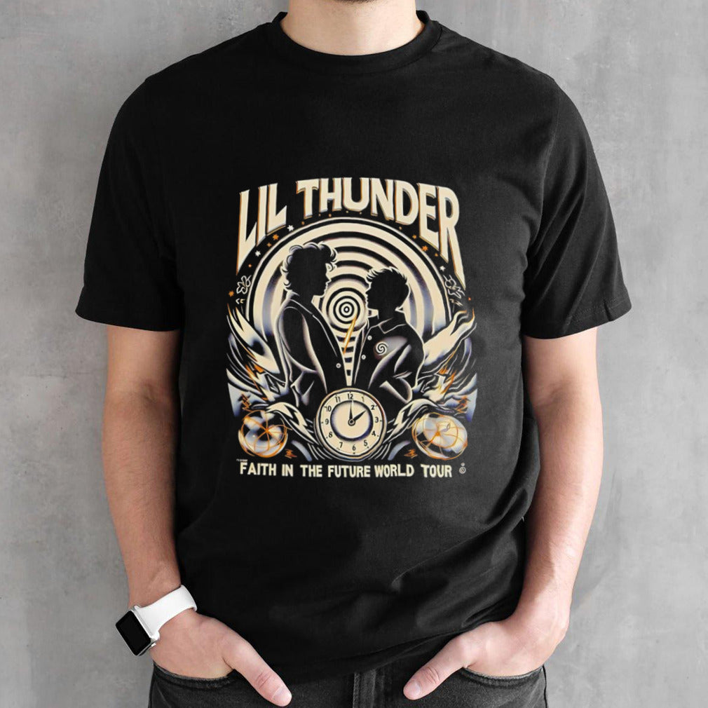 Lil Thunder faith in the future world tour shirt