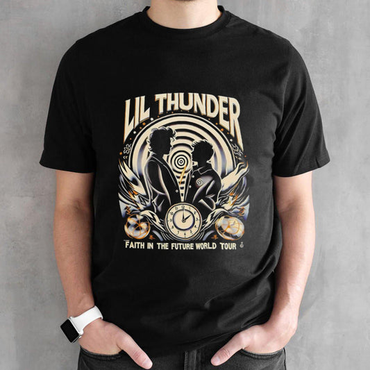 Lil Thunder faith in the future world tour shirt