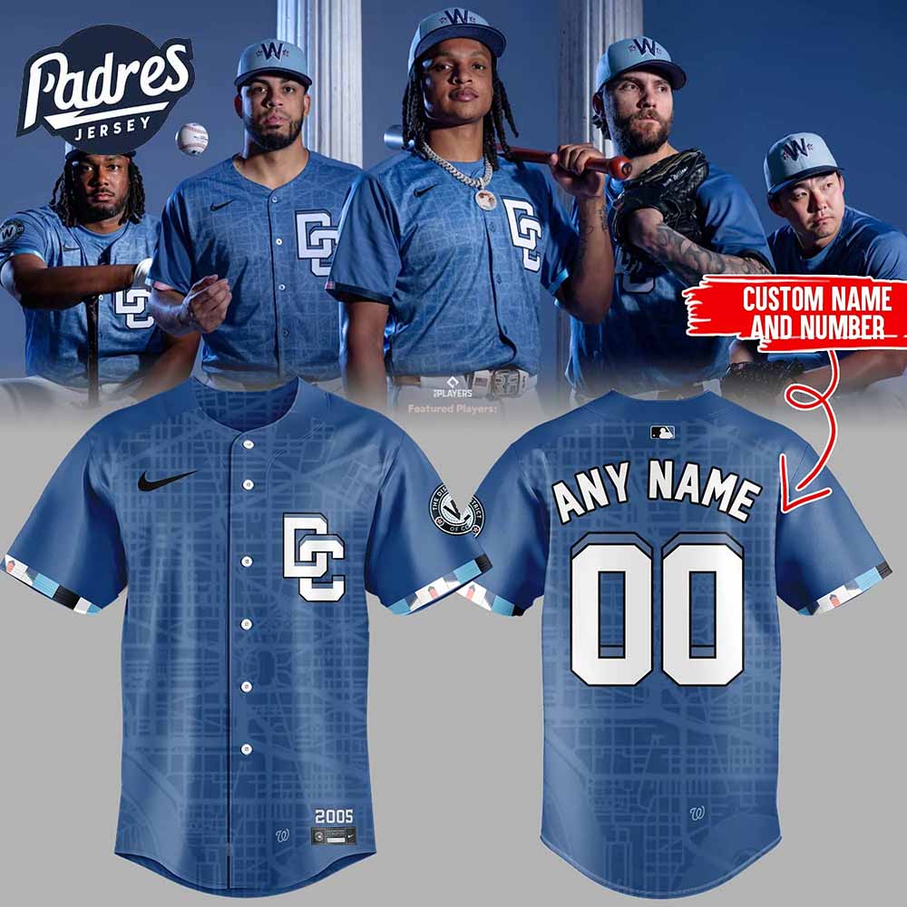 Limited Edition Washington City Connects Personalized Baseball Jersey 2025 - Padres Jersey Oasis: Elevate Your Baseball Style Game