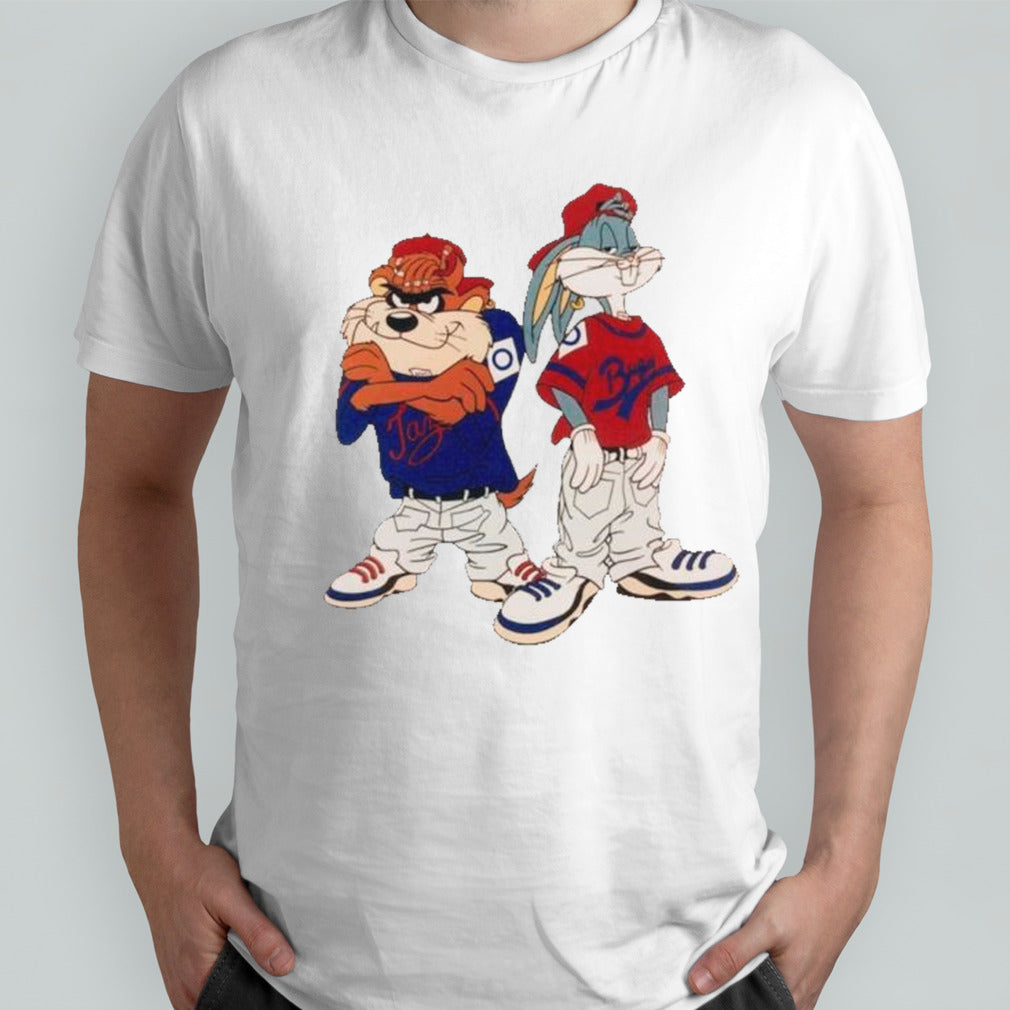 Looney Tunes TaZ and Bugs Bunny vintage shirt