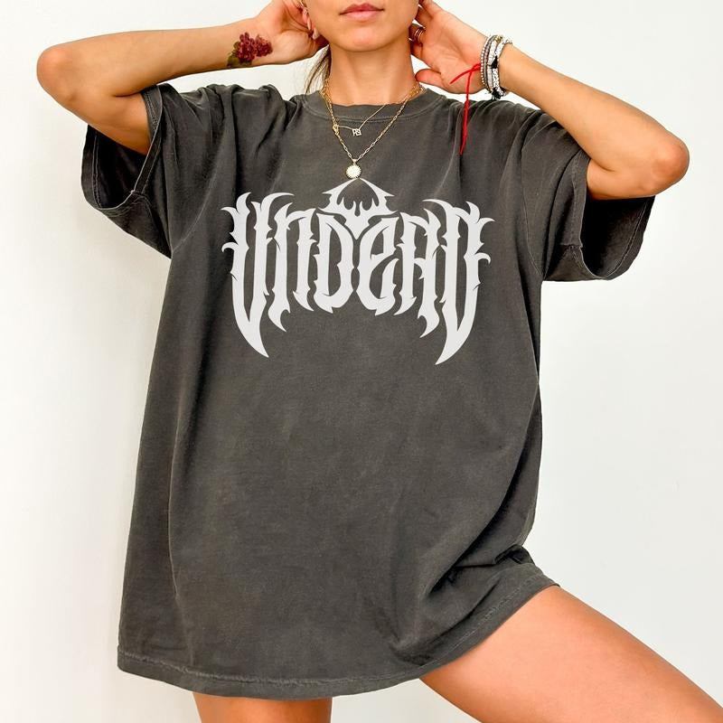Metal Undead - Comfort Colors Tee PRINTED FONT Punk Rock Alternative Streetwear Tshirt