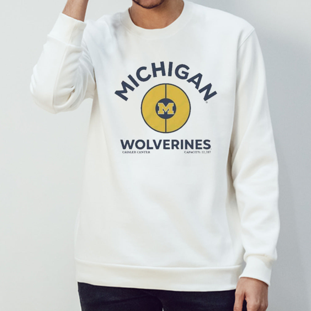 Michigan Wolverines Half Court Vintage T-shirt